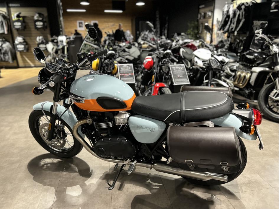 TRIUMPH BONNEVILLE T100 - 1ERE MAIN - 2860 KM - ELIGIBLE A2 ET LOA